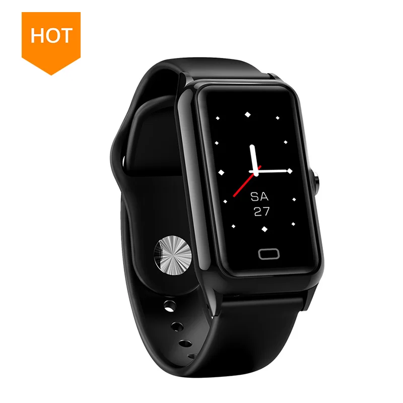 

One click SOS DS66 bluetooth smart bracelet blood pressure Heart rate Electronic fence 2G kids mobile phone watch GPS, Black pink white