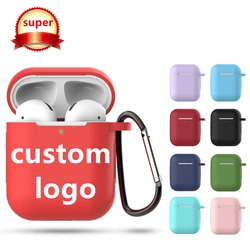 2021 Eco Friendly Designers Custom Logo For Apple Airpod Case 1/2 Silicone For Airpods Pro 3 Protective Wireless Earphone Cover