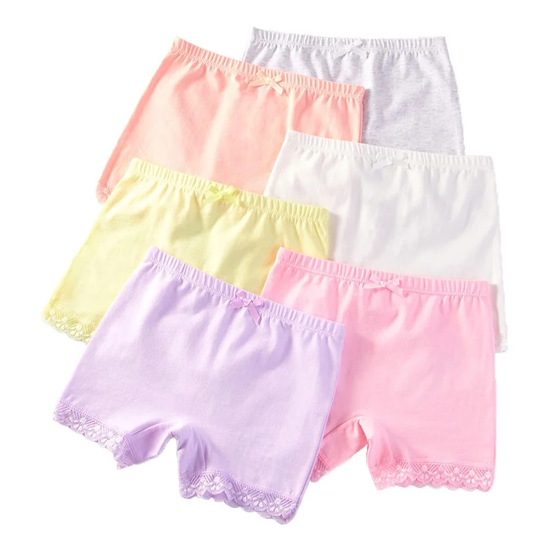 

Pure Color Girls' Pure Cotton Safety Leggings Children's Underwear