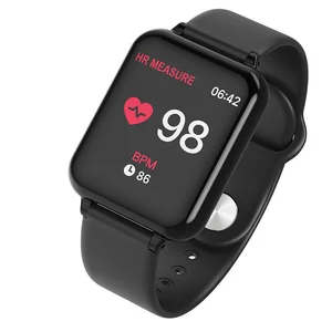 2019 Newest IP67Waterproof B57 Heart Rate Monitor Blood Pressure fitness tracker smart watch B57