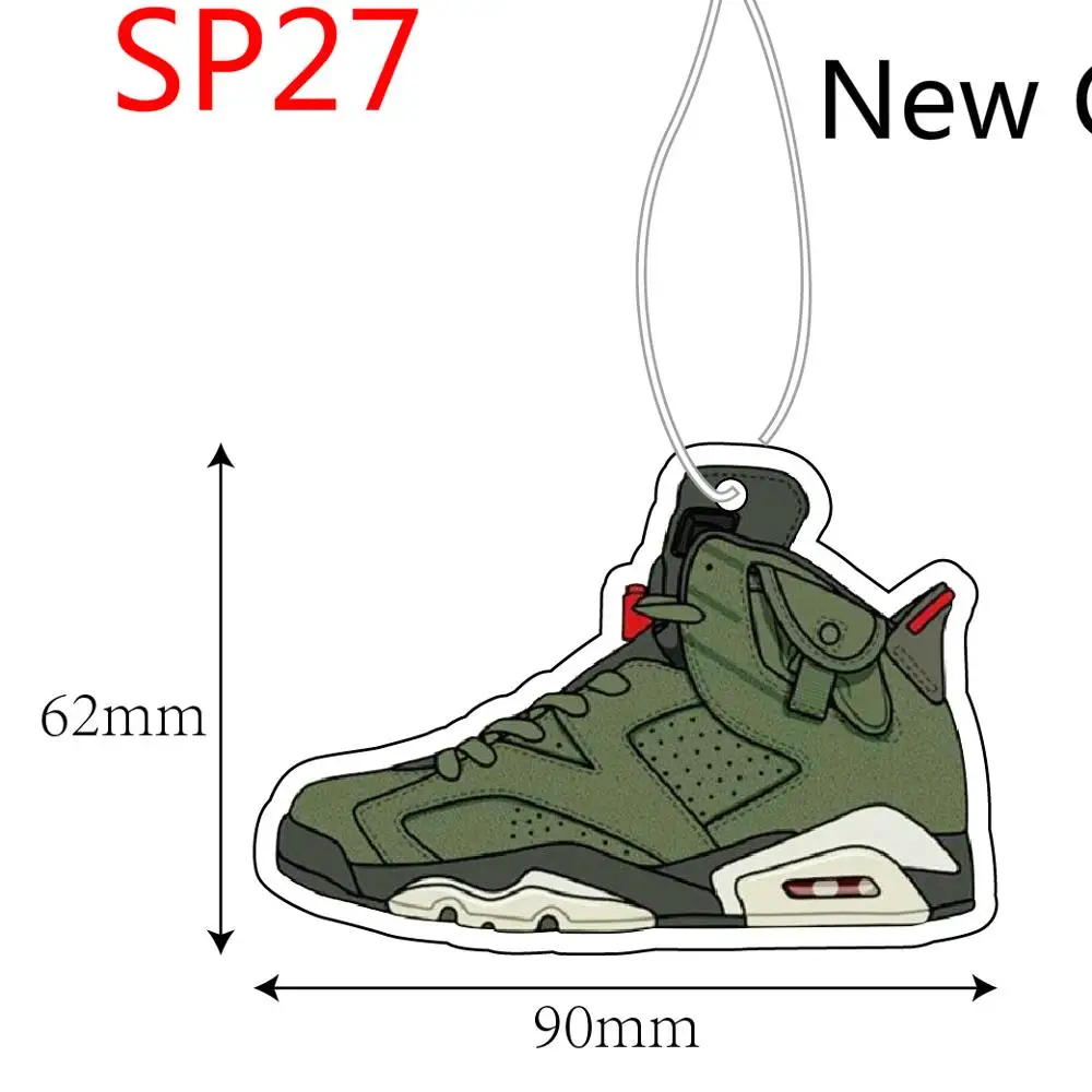

38 designs in stock sneaker shoe design paper air freshener