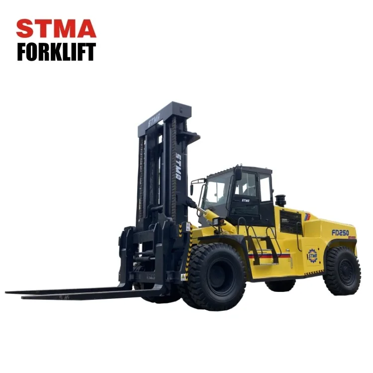 STMA  heavy duty diesel foklift 20 ton 25 ton 28 ton 30 ton 32 ton forklift truck with ROPS/FOPS Cabin and Air-conditioner
