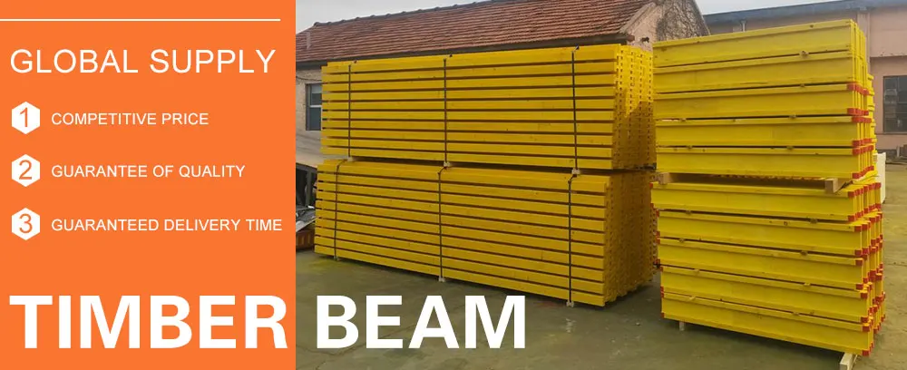 Formwork h20 timber wood beam with acrylic water proof painting