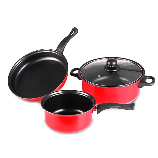 

Wholesale frying pan granite pot cookware aluminium kitchen non stick cookware