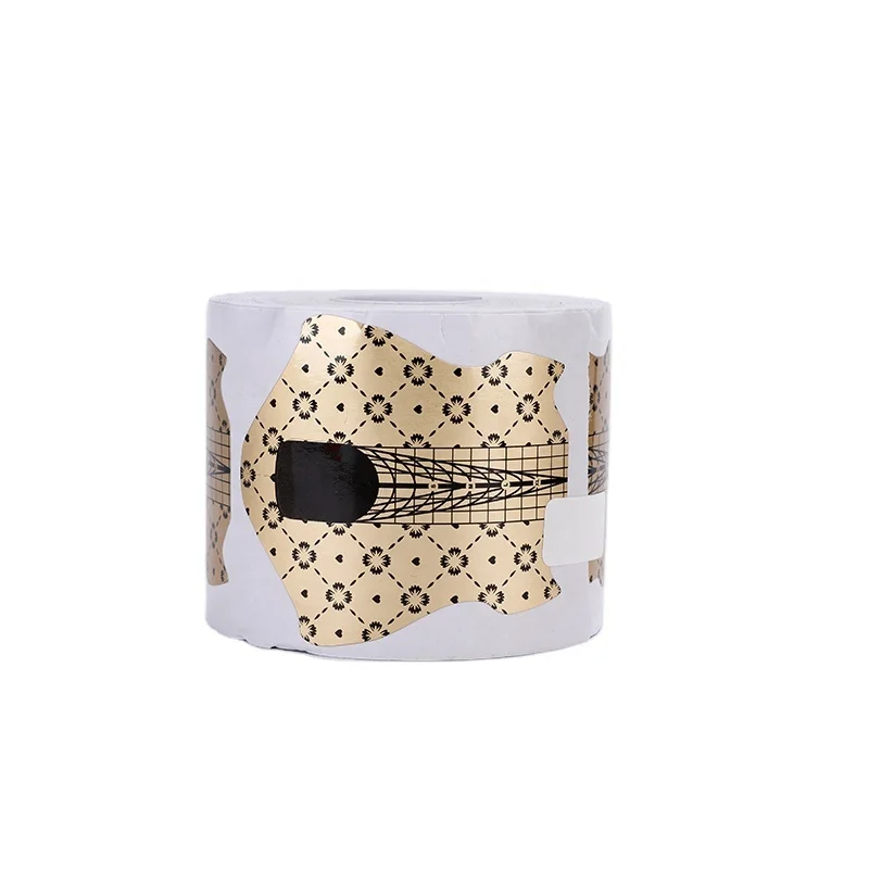 

Nail Art Form for Gel Gold Pieces Origin Type Beautypapa Extension Usage 300pcs Roll Square