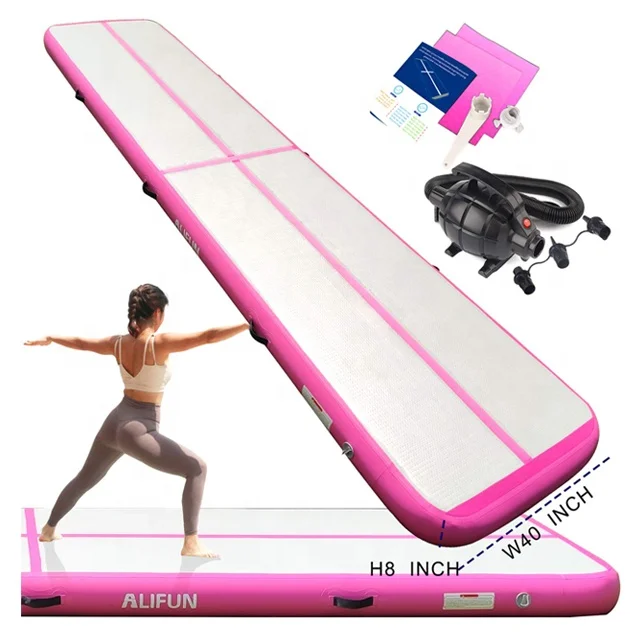 

1/5 1M 3M 4M 5M 6M 10M tumble track inflatable air gymnasium mat for gymnastics air track