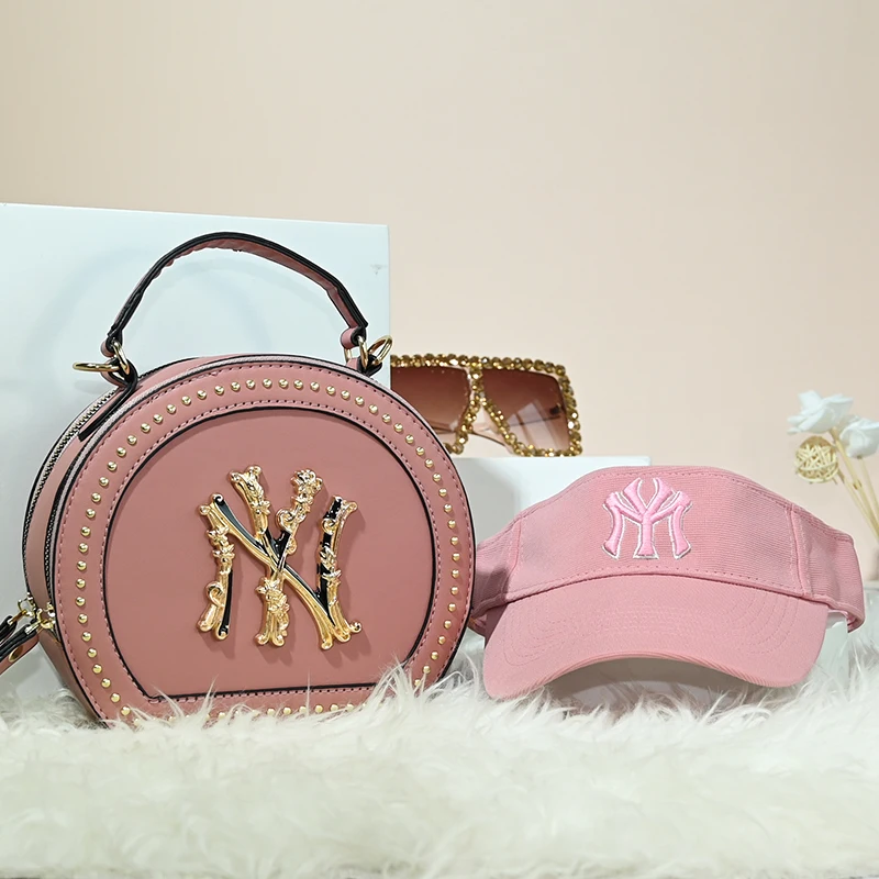 

ny hat and purse set bag women 2021designer brand ny yankees purse and hat two piece ny purse and hat, 7 colours