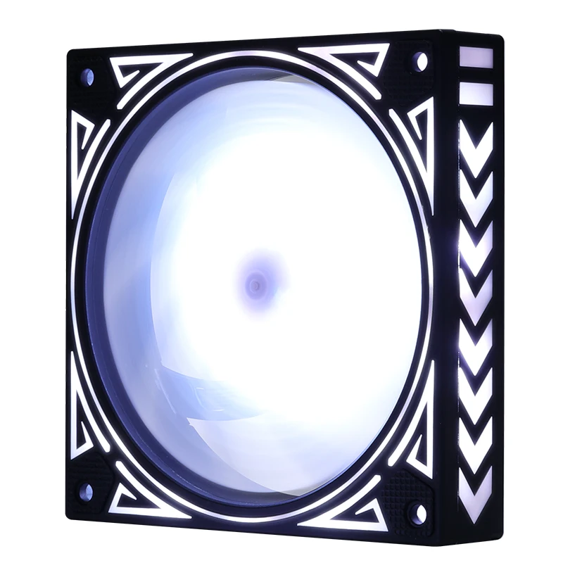 

Single Color Case RGB Fan White With Dazzling Led Light For Desktop Computer, Multi-color, green, red, white, purple, yellow, orange ect