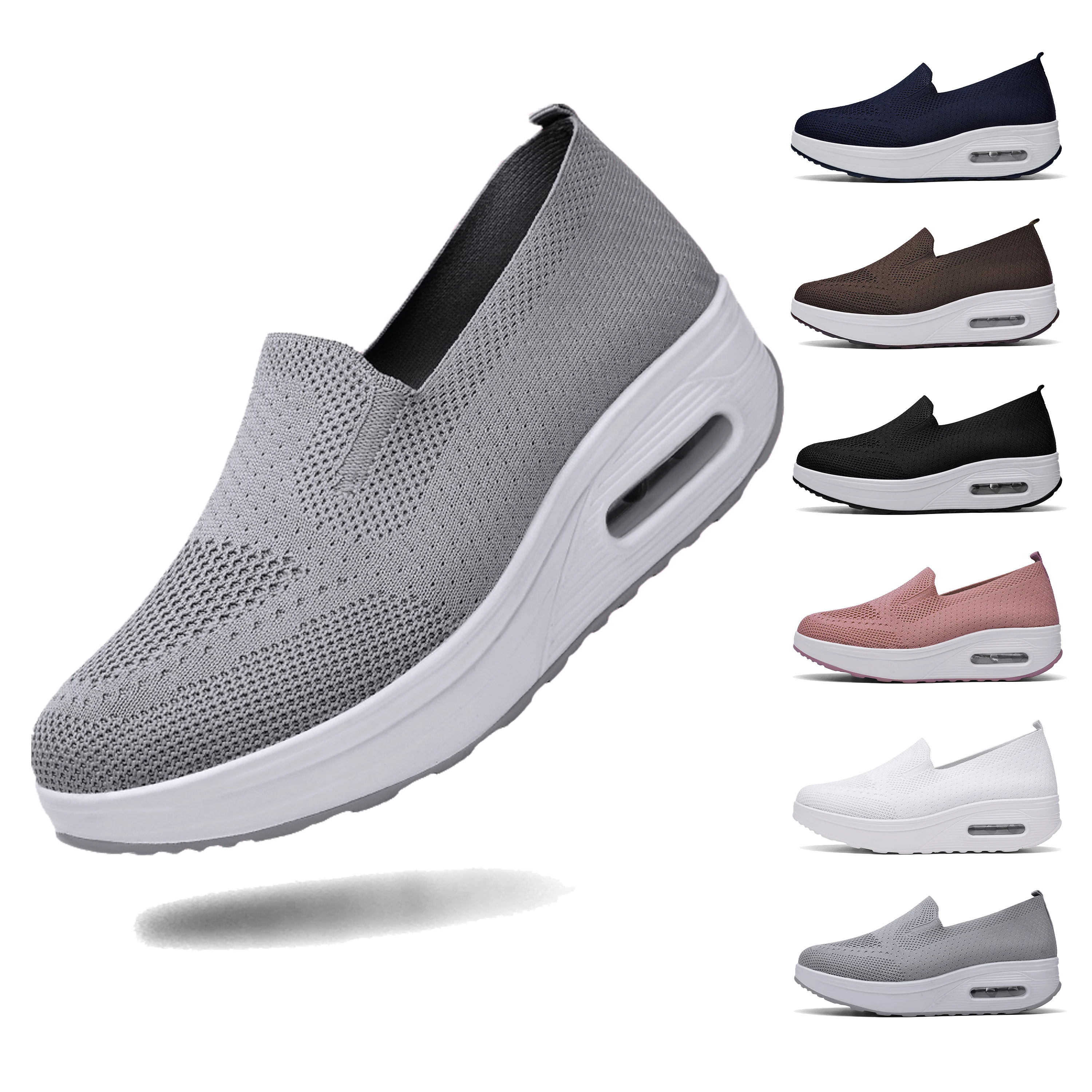 

Women's Slip on Set foot Sneakers Platform tennis shoes women's shoes