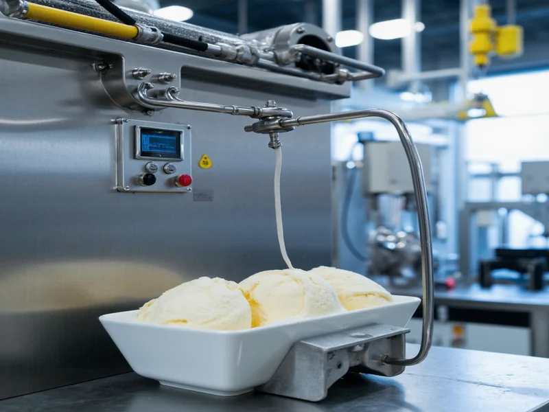 Temperature-controlled ice cream production equipment