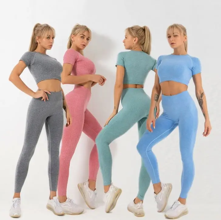 

Hot Sale Pure Color Sexy Yoga Shorts And Leggings Suits Casual Sports Running Fitness Pants Yoga Clothes Women