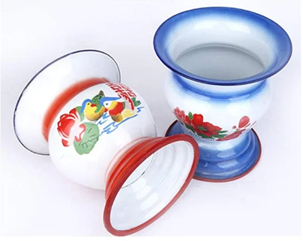 

Best-selling decorations champagne fruit bread container chinese spittoon wine enamel spittoon, As picture