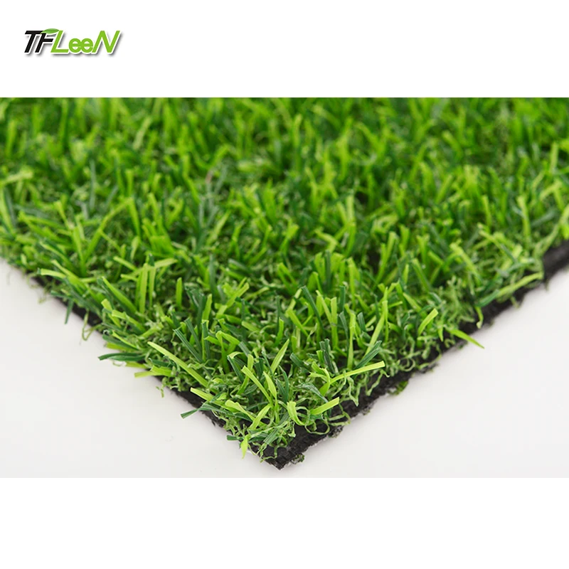 

Dark Green Artificial Grass Mat for Amusement Park Garden artificial lawn grass made in china with great discount