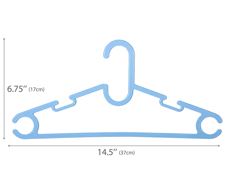 Wholesale Children Coat Clothes Display Hanger Clothing Plastic Hangers