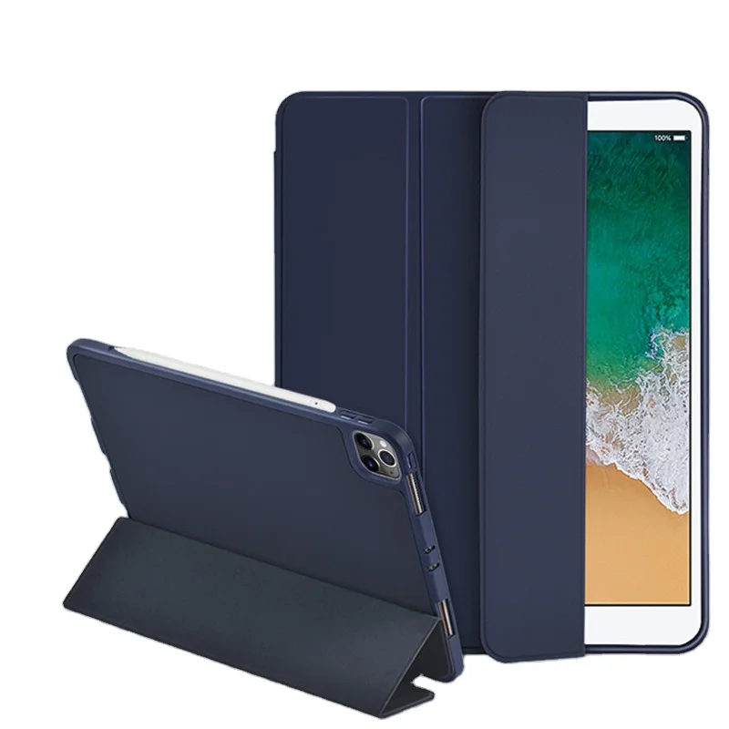 

PU leather case with auto sleep/wake & pencil slot for iPad Pro 11 inch 2018 2020