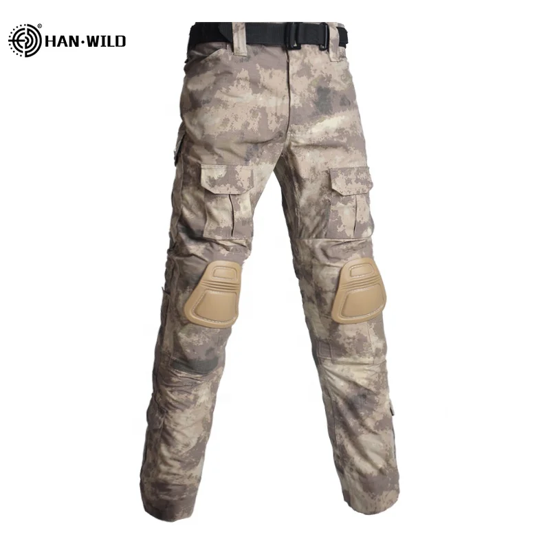 

Multicam Camouflage Military Tactical Pants Army Uniform Trouser Hiking Pants Paintball Combat Cargo Pants With Knee Pads