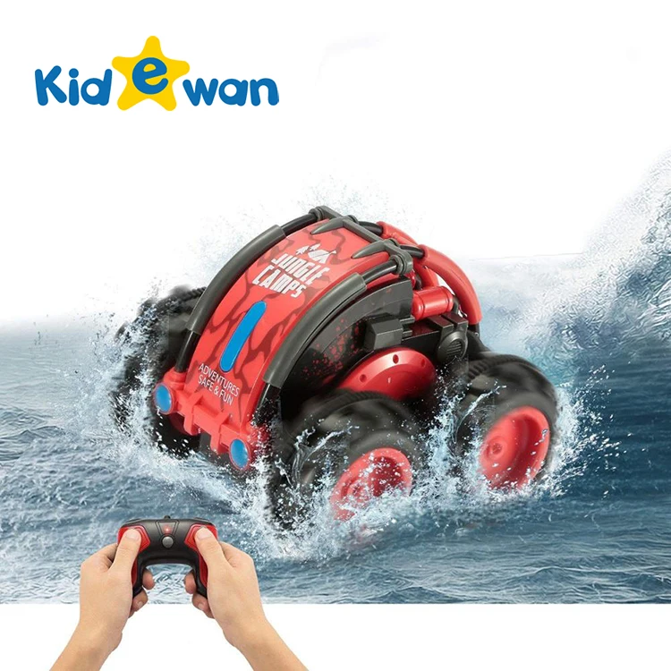 

Kids Water Land Waterproof Amphibious Car Toy Stunt Radio RC Remote Control Car for Children