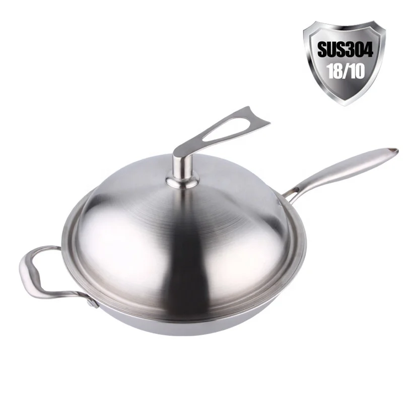 

Japanese home cooking stainless steel big wok  big wok
