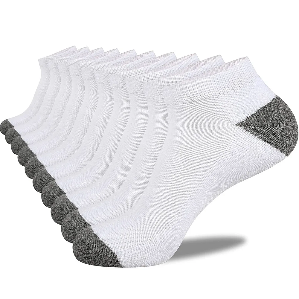 

Custom Logo Wholesale Mens Cotton Hosiery Solid Color Breathable Casual Sports Low Cut Short Ankle Socks, Custom color