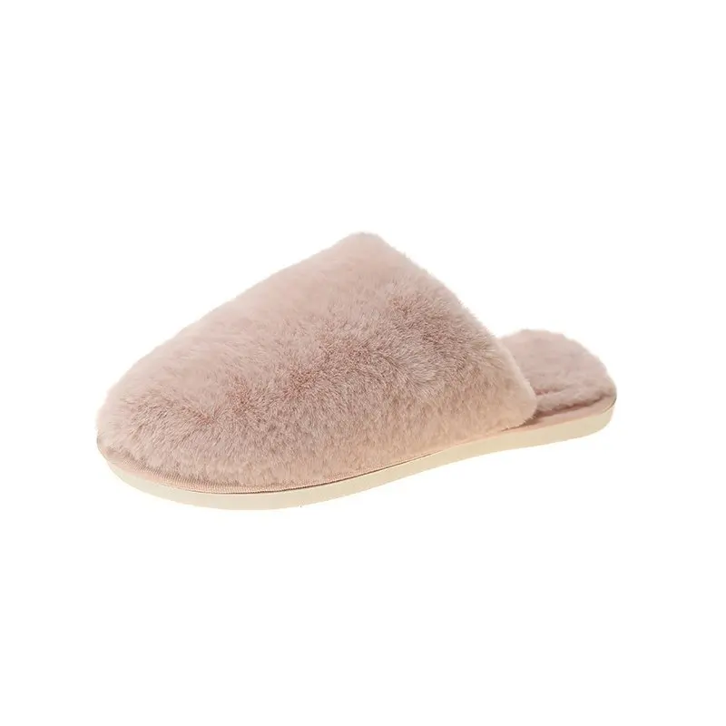 

Hot Selling Good Quality 2021 Ladies Sandals Plush Rubber Women Home Slippers