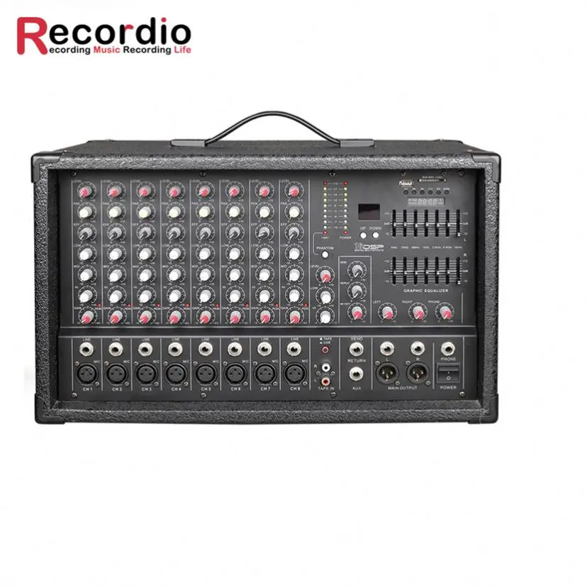 

GAX-EB8 Brand New Digital Power Mixer With High Quality