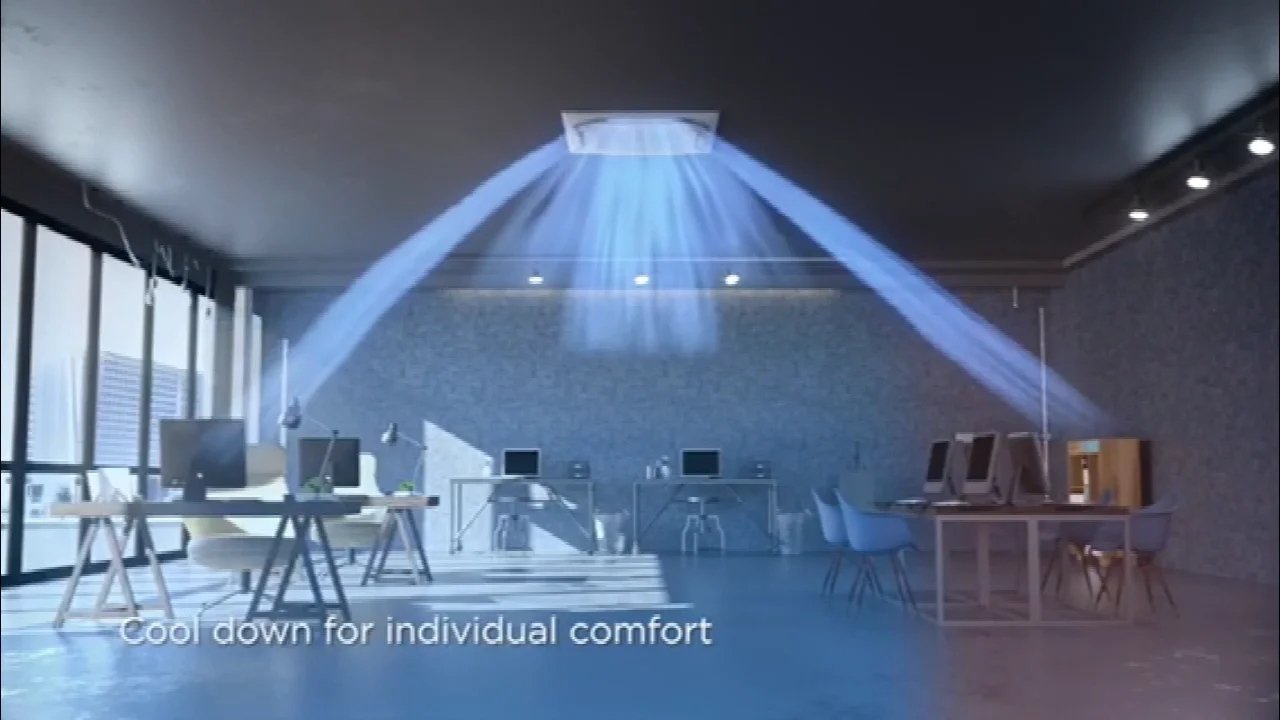 Midea Brand Vrf System Individual Louver Control Indoor 7.1kw 24.2kbtu