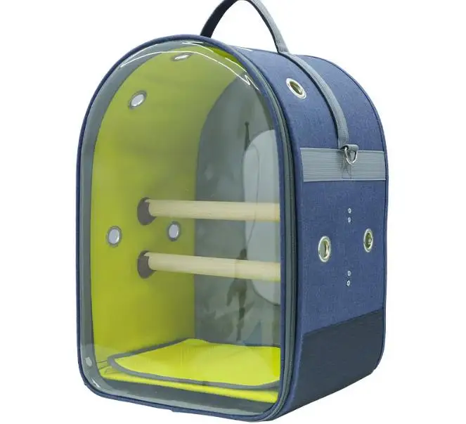 

parrot carrier backpack space capsule bubble transparent backpack for birds travel, Customized