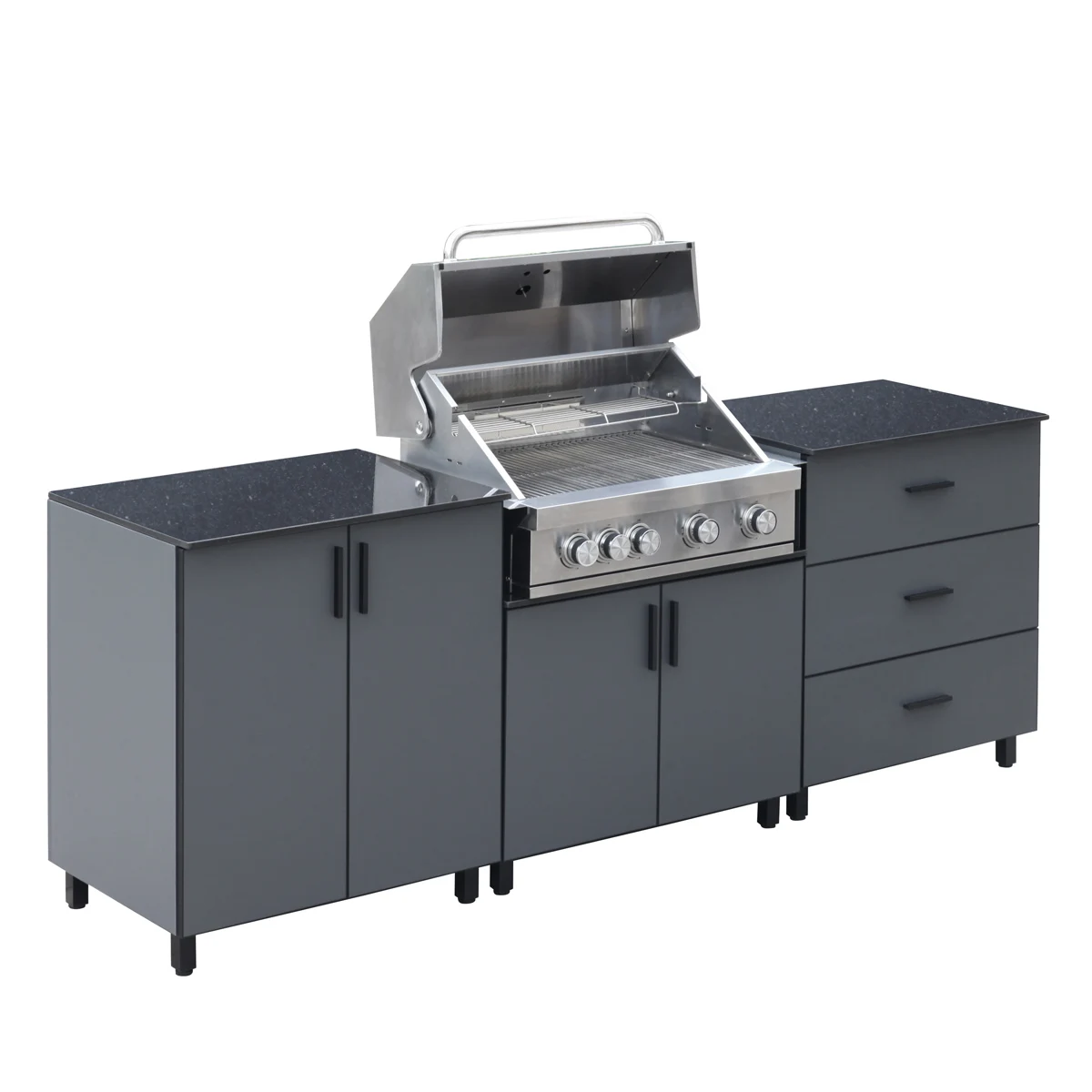 Modern Design Customized Aluminum Pvc Board Modular Outdoor Kitchen Buy Outdoor