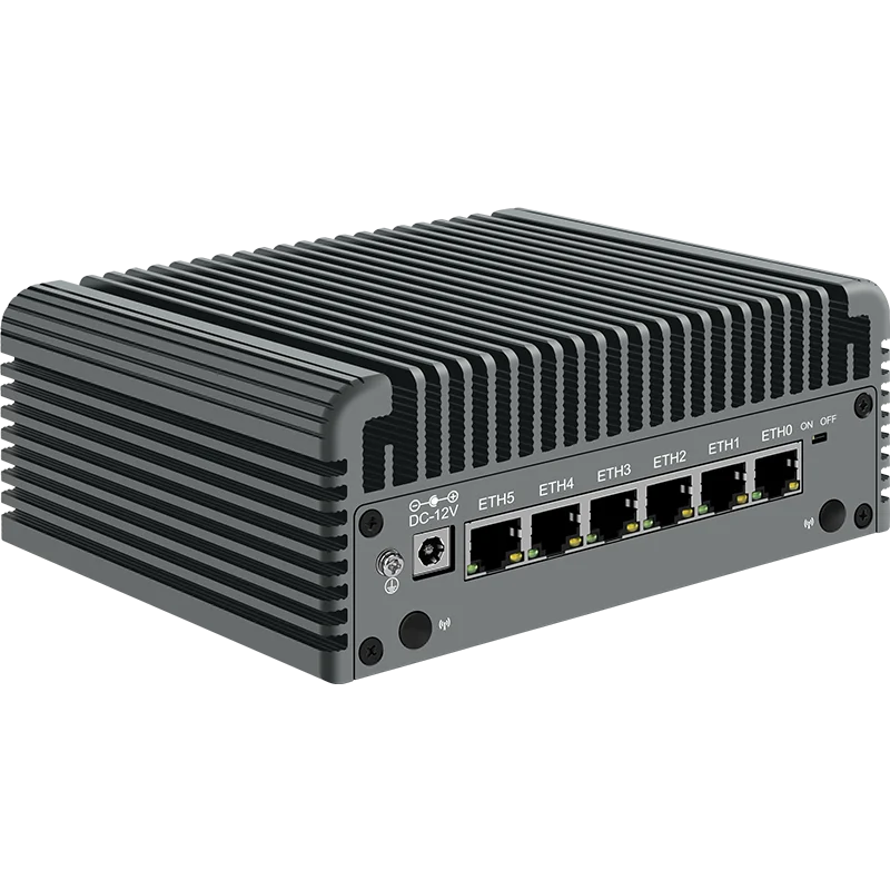 

12th Gen Alder Lake 2.5G Soft Router i3 N305 N100 6xi226-V LAN 2.5G DDR5 Fanless Mini PC Firewall Appliance Proxmox pfSense