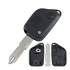 Hot selling ne73 206 2 button car remote key shell for peugeot 106 206 306 406