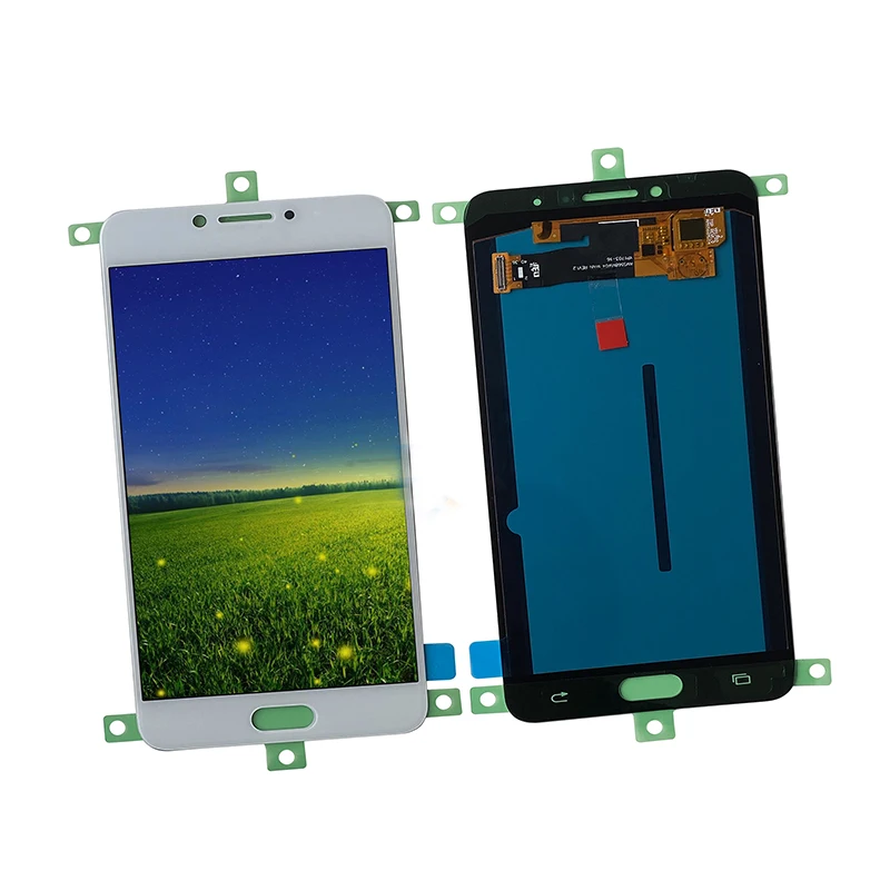 

Mobile Phone LCDs For Samsung Galaxy C7 C7000 LCD Screen With Touch Panel Assembly, Black white gold