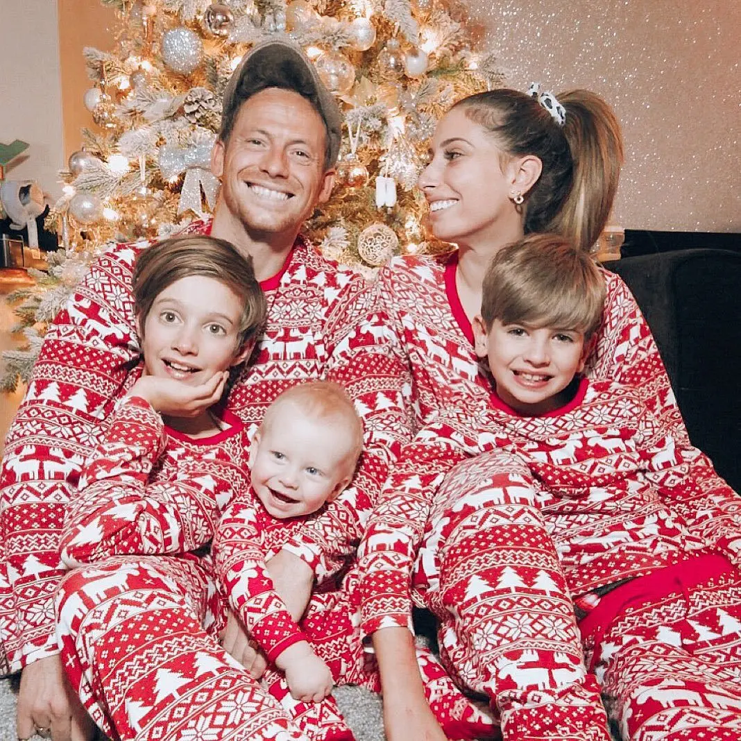 

Wholesale Christmas Pyjamas 2021 New Arrivals Christmas Pajamas Family Matching Trending Casual Print Christmas Family Clothes, Red