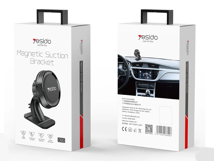 Yesido Wholesale Mini Mobile Phone 4Pcs Magnets Mount Bracket Universal Magnetic Car Phone Holder