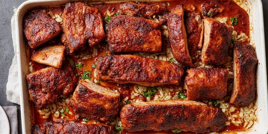 Za'atar and honey glazed ribs