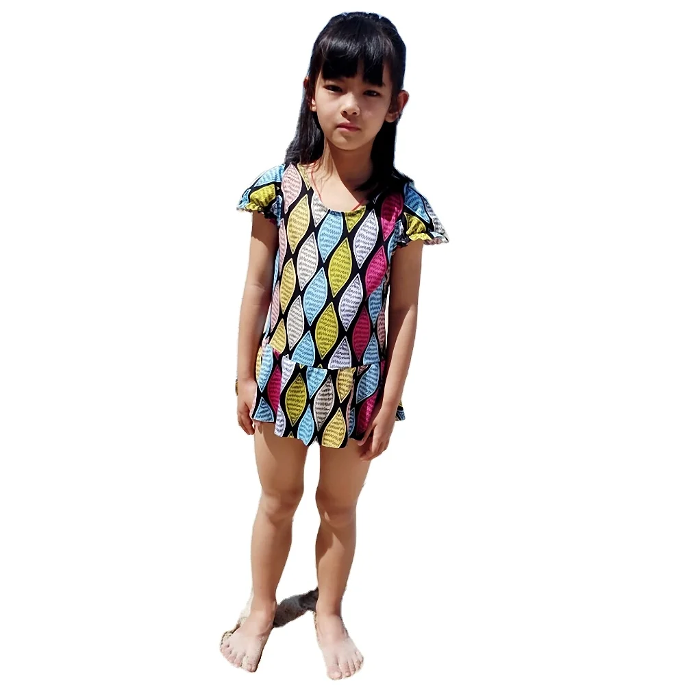 

2021 fashionable hot sale Fish scales one piece baby swimsuit bikini girl bathing suit girls size 12 swimwear, Photo color