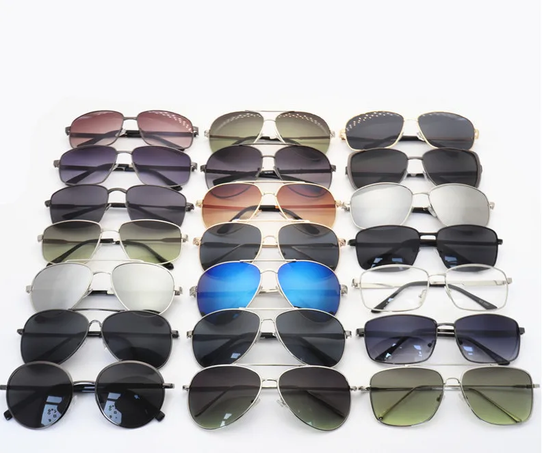

PUSHI JEWELRY New Trendy Hot Sale Round metallic sunglasses vendor fashion men sunglass Wholesale Mixed sunglasses bulk