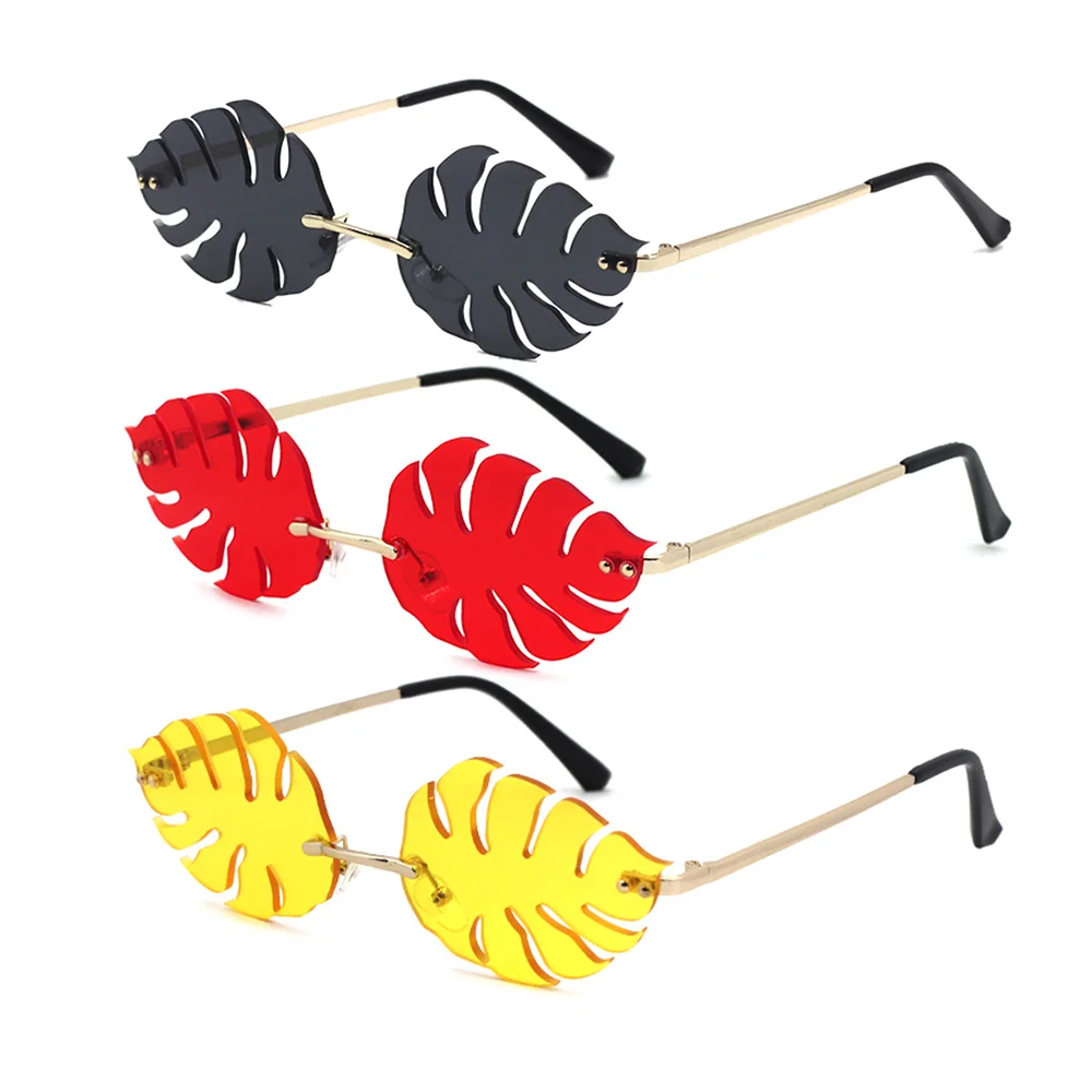 

VIFF HM20116 New Design Sunglasses Plant Leaf Shape Women Sunglasses
