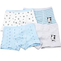 4 Pcs/lot Cotton Shorts boys Underwear Kids Boxer 