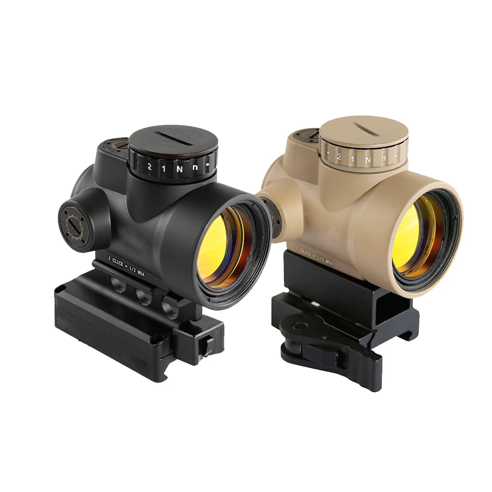 

MRO Red Dot Sight 2 MOA AR 1x25 miniature rifle optic With Low and Ultra High QD Mount fit 20mm Rail