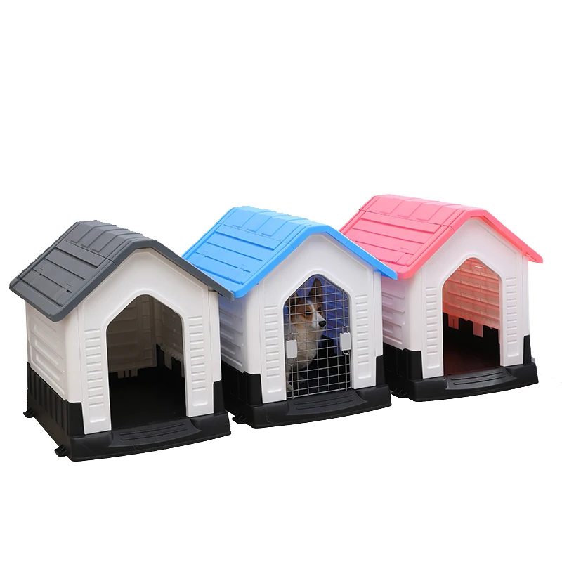 

Factory direct Foldable plastic outdoor pet Carrier pet dog house