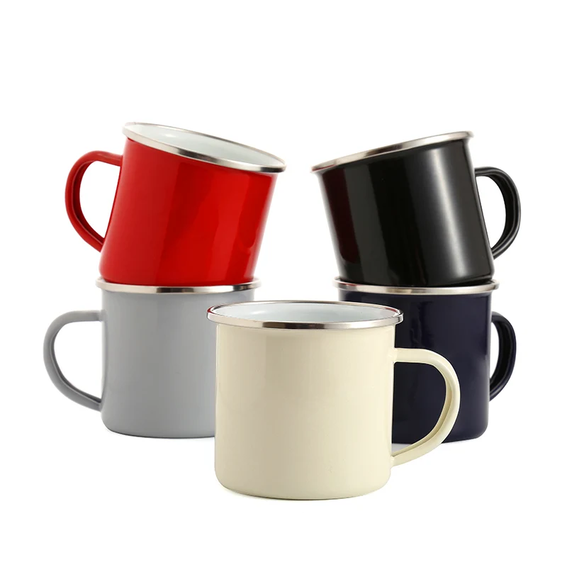 

Bulk Items Outdoor Enamelware Custom Enamel Camping Mug For Promotional Gift, Customized color