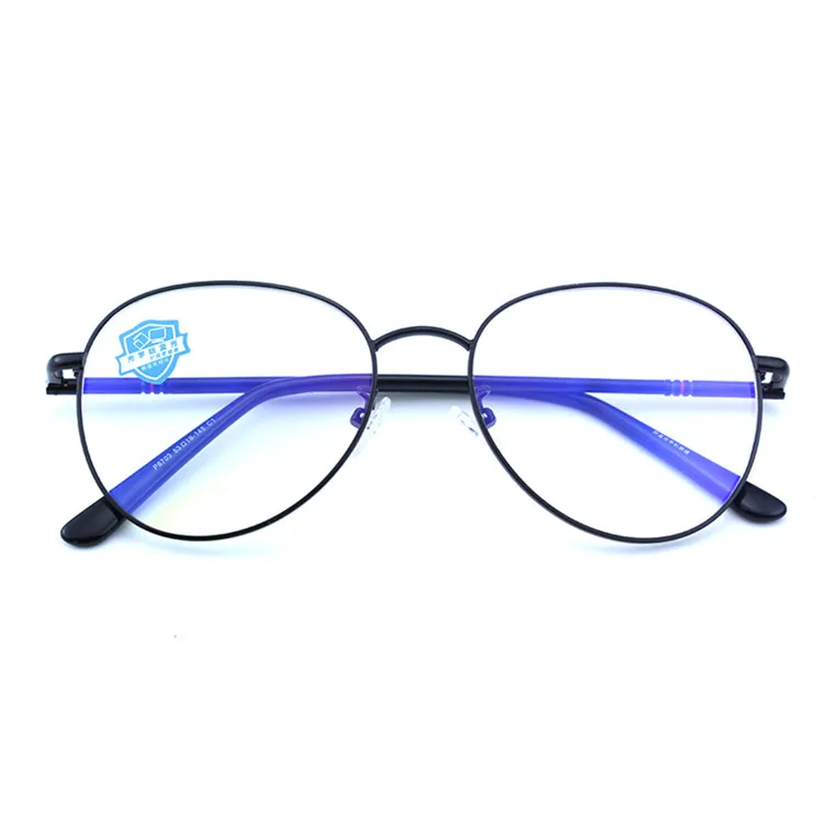 

2020 wholesale stock glasses optical frames retro unisex metal anti-blue glasses optical frames, As picture