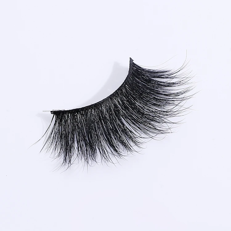 

Hot Sales Mink Eyelashes Private Label 3D Mink Lashes 100% Guaranteed Natural Long 3d Mink Eyelash, Black