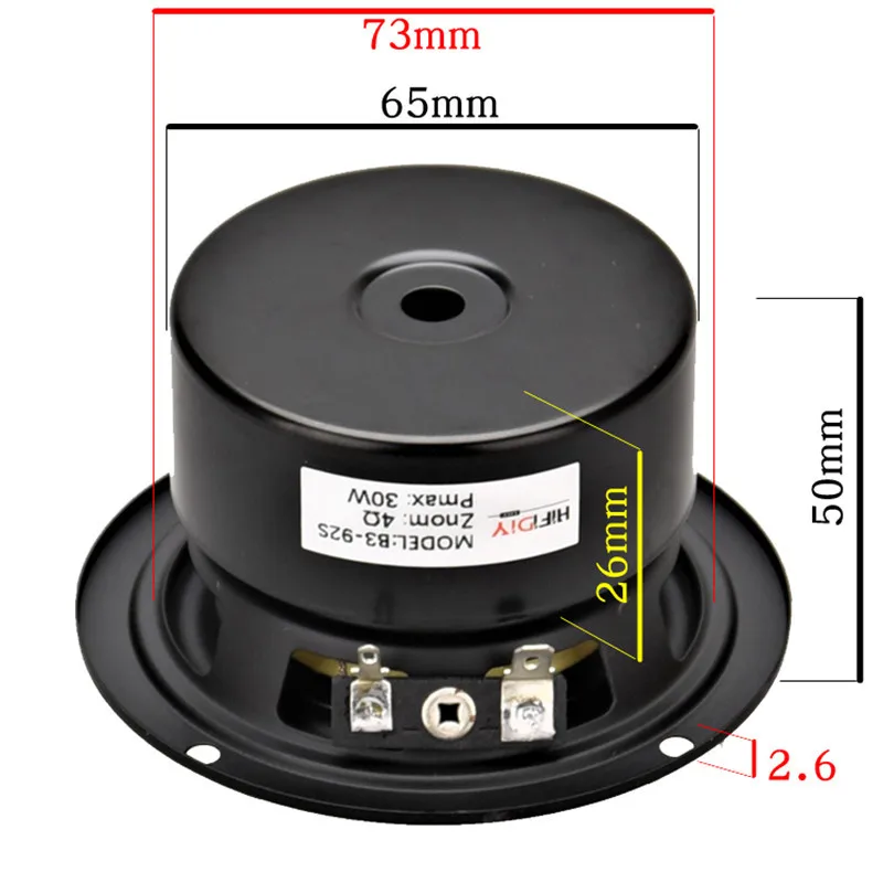 Hf-260 Hifiスピーカー3.5インチフルレンジスピーカードライバーミドルウーファーユニットb3s Over B3n - Buy ミドルウーファー スピーカー,3.5インチ,B3s上b3n Product on Alibaba.com