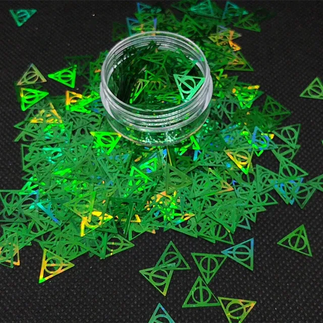 

Stock harry potter triangle glitter, Colorful