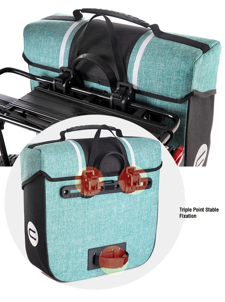 New Product Cbrb011 Waterproof Rear Shelf Bag Cycling Travel Bag