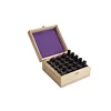 Sturdy 25 Slot Extra High Storage Roller Bottles Essential Oil Bottle Box