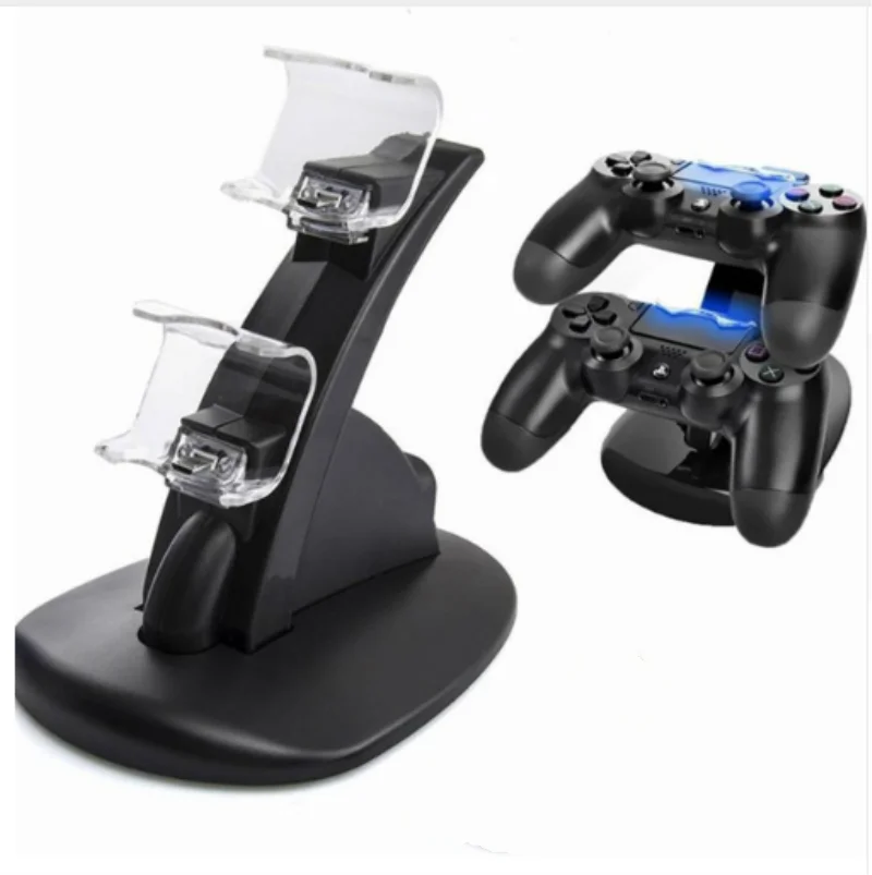 

Dual USB Handle Fast Charging Dock Station 5V output Stand Charger for Playstation 4 PS4 Controller