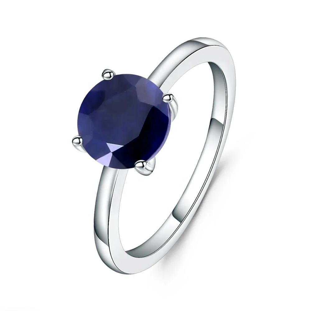 Natural Swiss Blue Topaz Gems solid 925 Sterling Silver Gold Bee sur Branch Ring