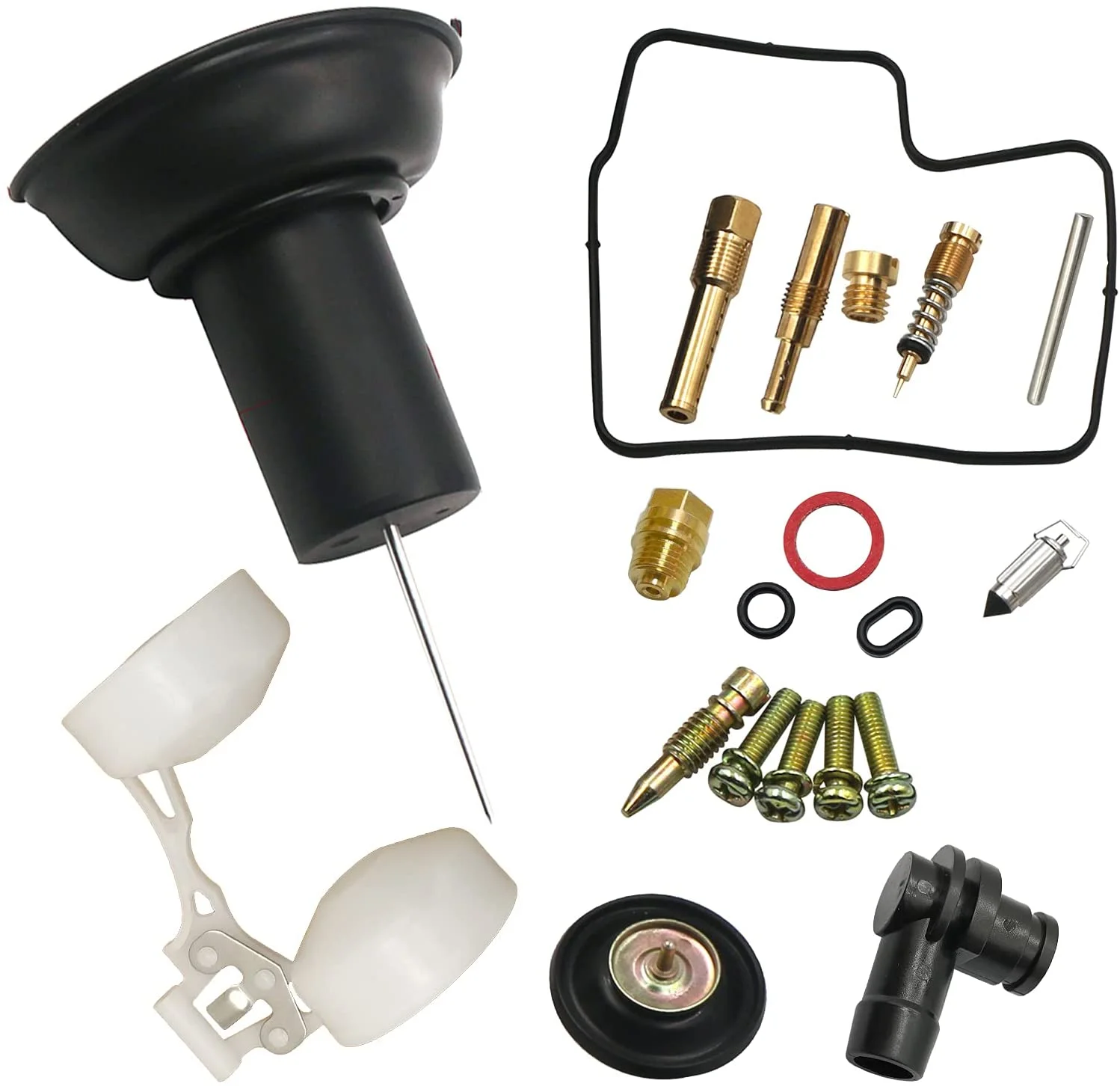 

Carburetor Repair Kit for Honda VLX400 VLX600 VLX 400 600 Steed 400/600 NV400CC With Plunger and Float Assembly